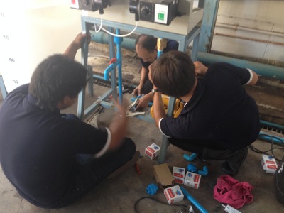Relocate chlorine dioxide generator to any area for our customer.